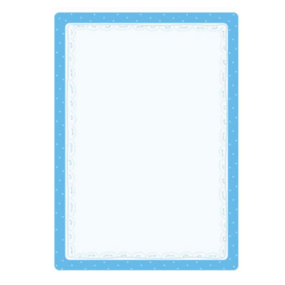 벽면 부착 게시판 냉장고 실리콘 메모보드 화이트보드 A4 파란색