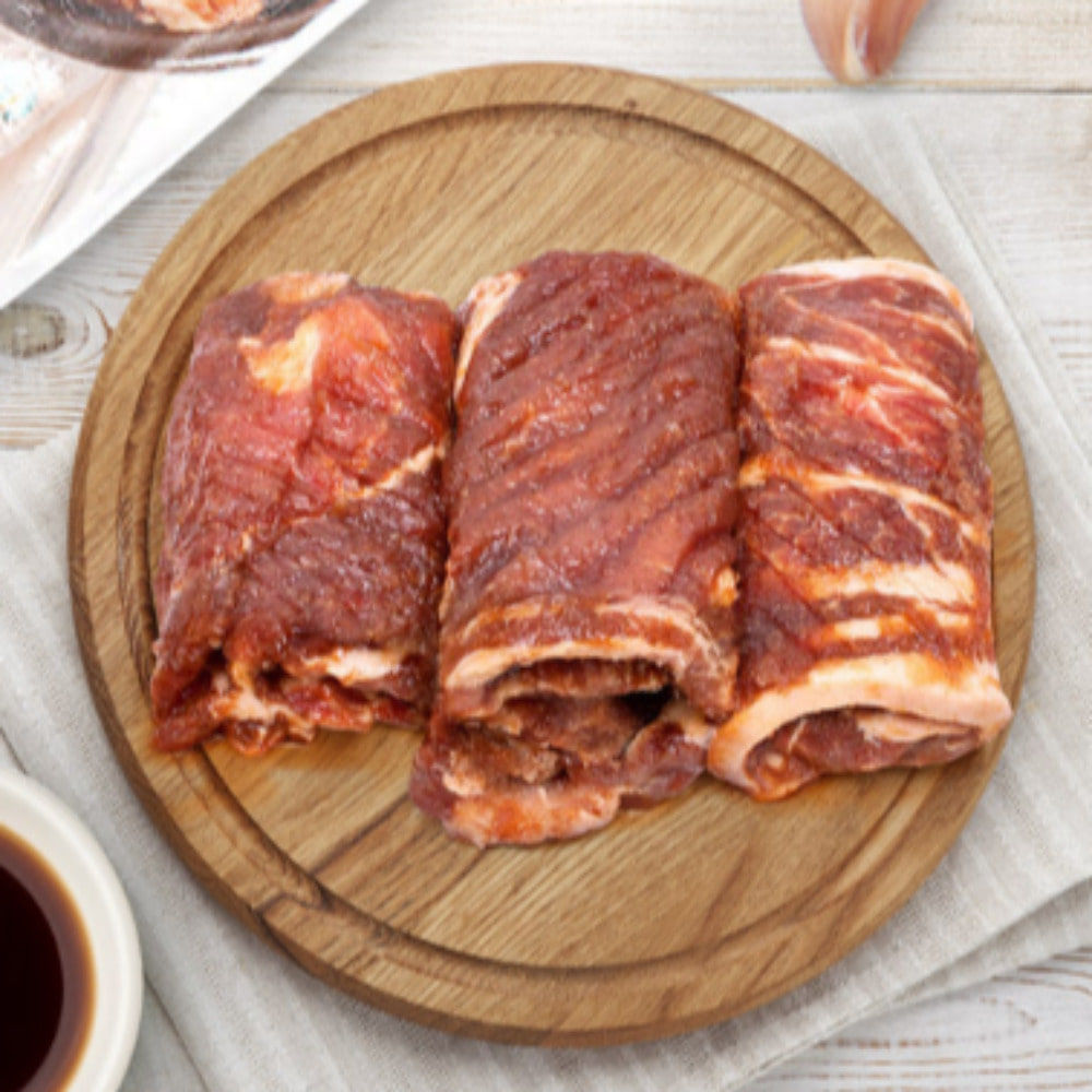 왕갈비 미국 브라질산 양념 돼지고기 구이용 가정용 밀키트 5Kg