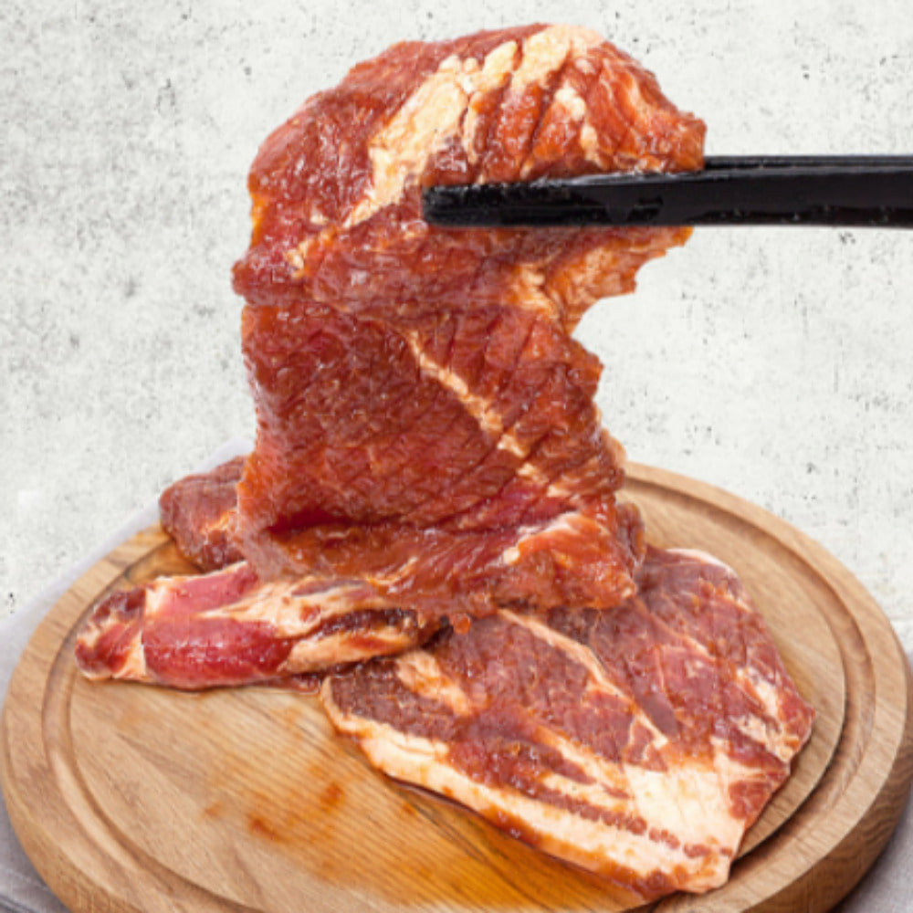 국내산 왕갈비 양념 돼지고기 구이용 가정용 밀키트 1Kg